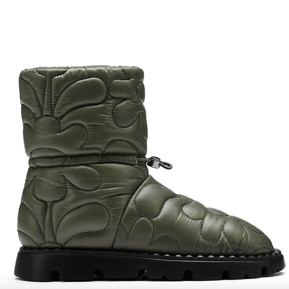 Ash JEWEL Boots In Green Quilted Nylon NEW 36 JB - Picture 4 of 9
